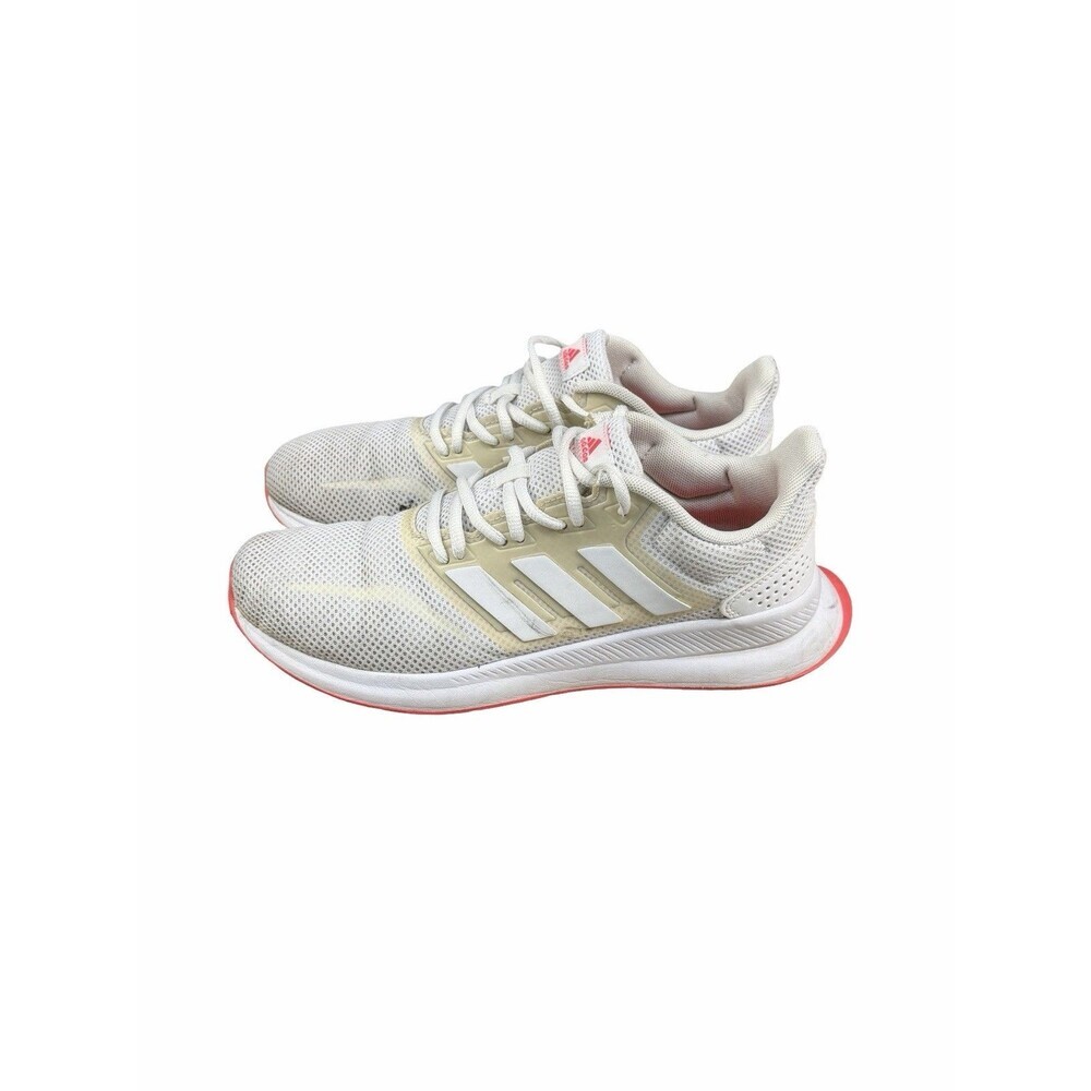 Adidas Runfalcon 2.0 White Signal Pink FW5142 Women’s Size 9.5 Running Shoes